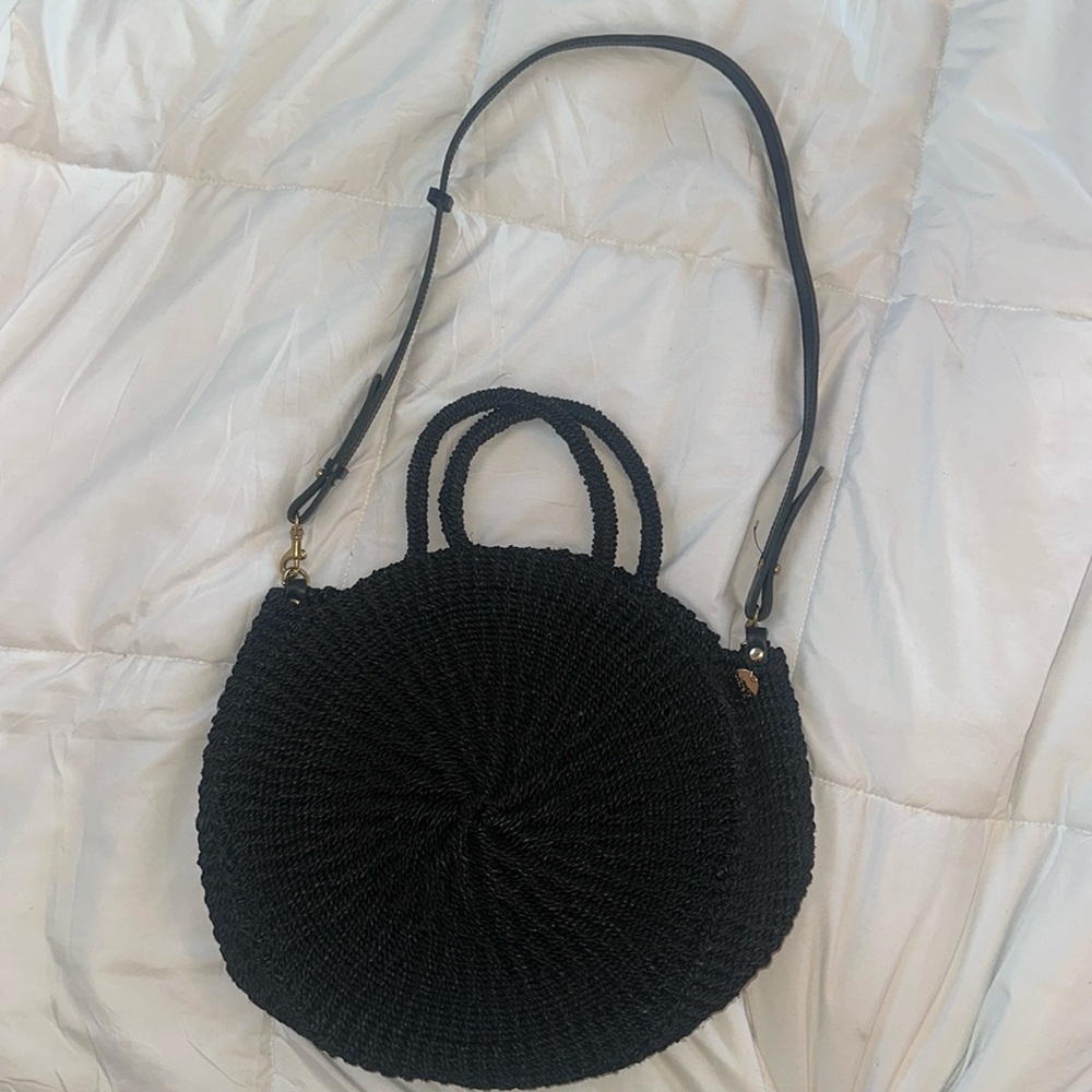 Clare V Straw Shoulder Bag